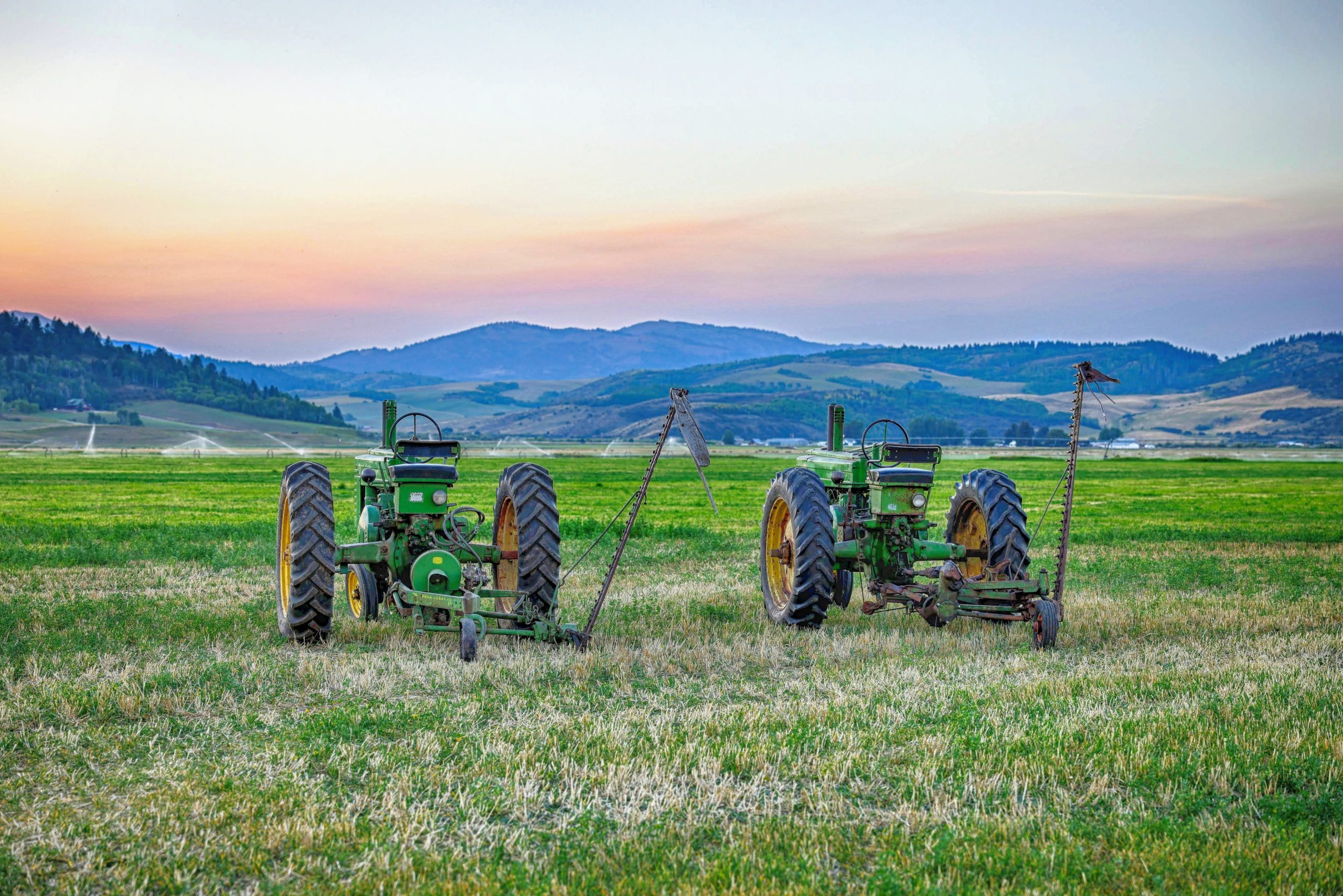 1951 and 1948 with John Deere Number 5 and Number 38 Mowers Side-By-Side